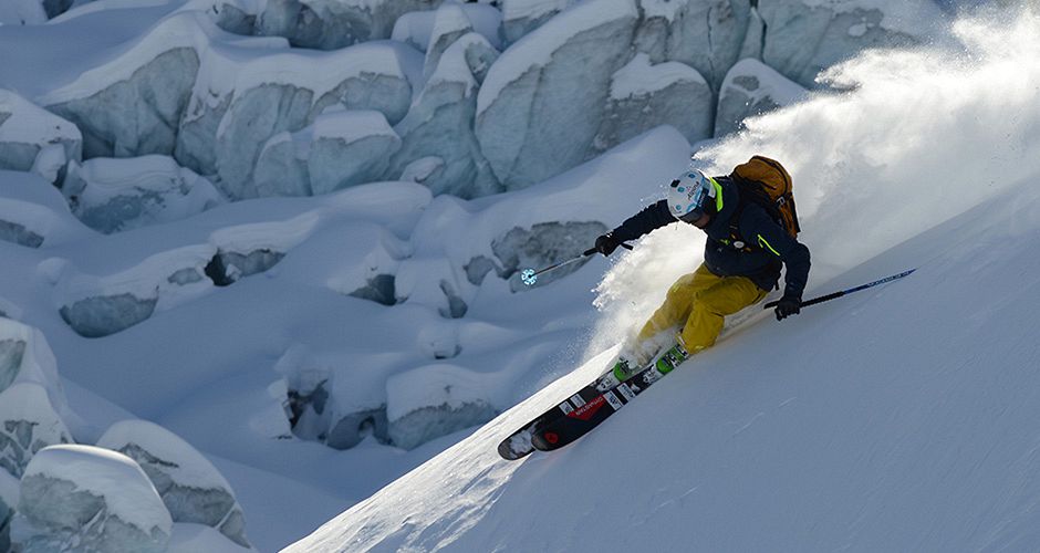 Ski among glaciers at Chamonix. Photo: Chamonix Mont Blanc Ski among glaciers at Chamonix. Photo: Chamonix Mont Blanc - image 0